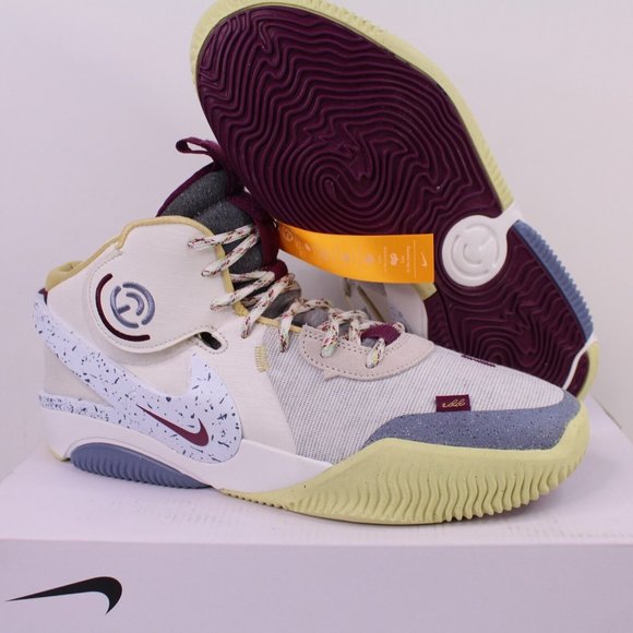 Nike Air Deldon Mid Deldon Mid Phantom/Multicolor Basketball Shoes DM4097-001 - Picture 6 of 8